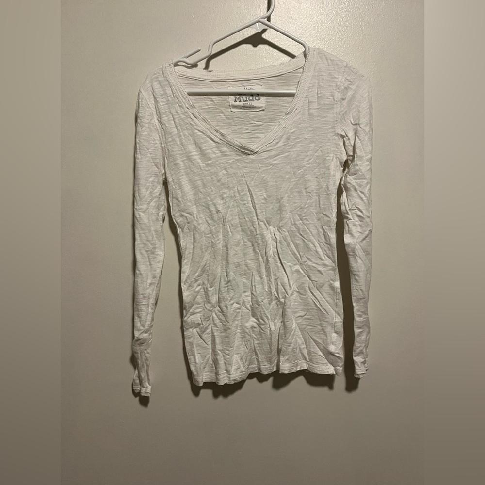 White long sleeved shirt